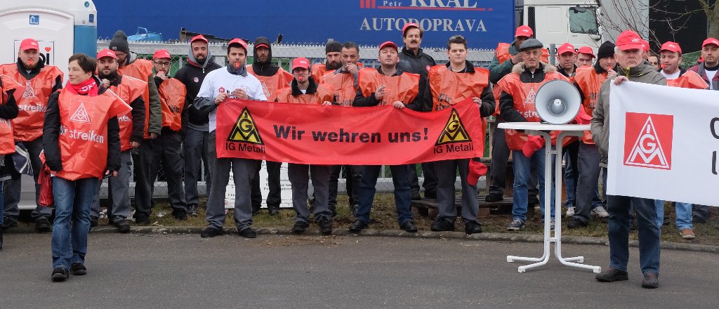 Erfolgreicher Warnstreik Bei Magna Ihv Ig Metall len