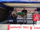 Triumph-Beschaeftigte kaempfen fuer ihre Arbeitsplaetze am 26.07.2012 in Heubach